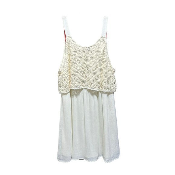 Flying Tomato Crochet Dress Large Boho Beach Hippie Festival Romantic Dainty - Picture 7 of 7